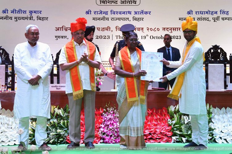President Of India graces the First Convocation of Mahatma Gandhi Central University