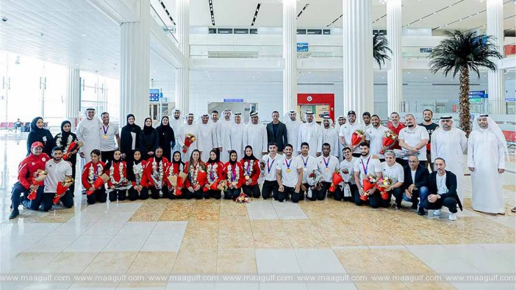 UAE jiu-jitsu champions receive heroic welcome at Dubai Airport