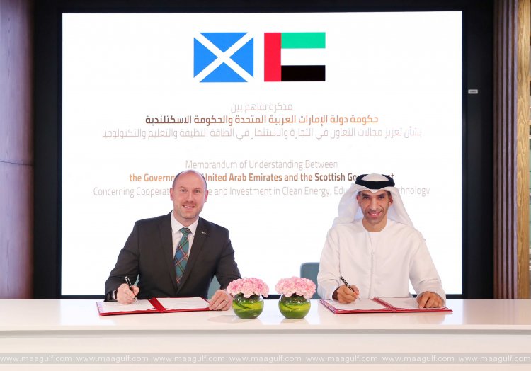 UAE, Scotland sign MoU to promote bilateral trade, deepen technology, innovation and research collaboration