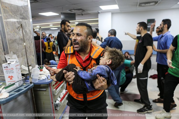 గాజాలోని అల్ అహ్లీ హాస్పిటల్‌ పై ఇజ్రాయెల్ బాంబు దాడి..500 మంది మృతి