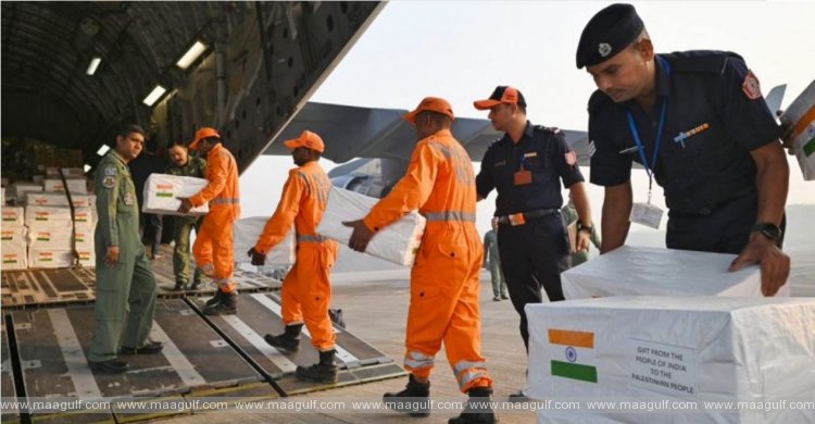 ఇజ్రాయెల్-హమాస్ యుద్ధం.. పాలస్తీనియన్లకు భారత్ మానవతా సాయం..