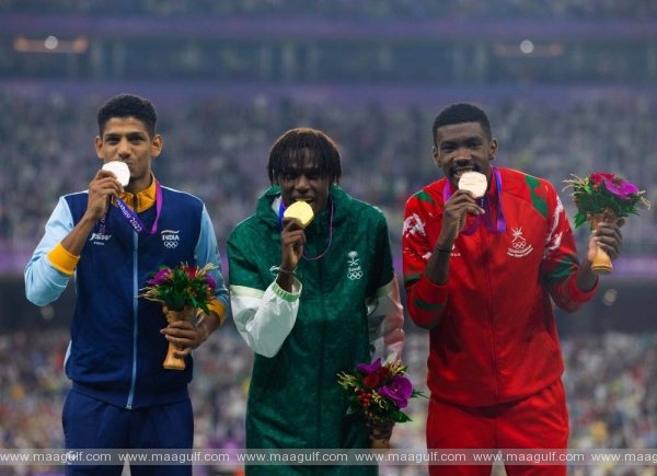 ఆసియా క్రీడలు: రెండో గోల్డ్ మెడల్ సాధించిన సౌదీ అథ్లెట్