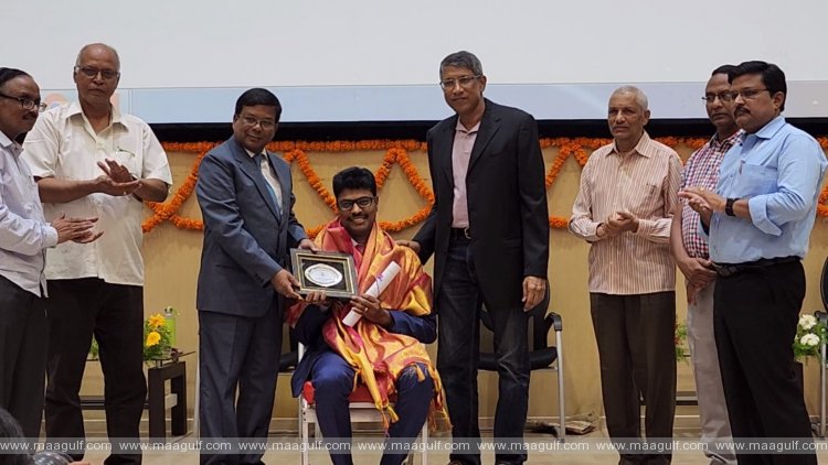 నిట్ ఉత్త‌మ అవార్డు గ్ర‌హీత రాజా శ్రీనివాస్ రావు