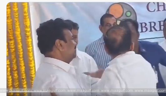 1 గన్మెన్ చెంప ఛెళ్లుమనిపించిన టి.హోంమంత్రి