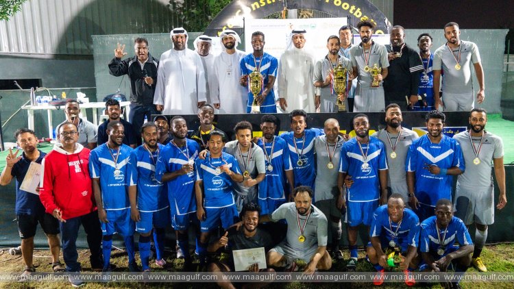 Dubai Municipality Team wins Title of the Football Competition of the 5th \'Labor Sports Tournament\'