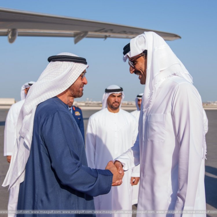 యూఏఈ అధ్యక్షుడికి స్వాగతం పలికిన అమీర్