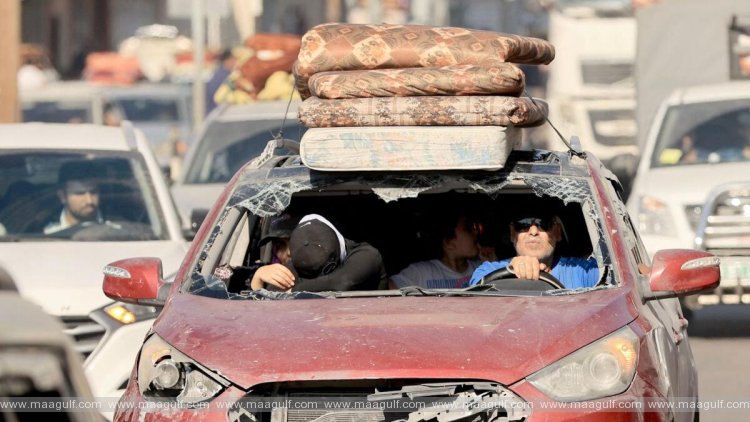 ప్రాణాలు అరచేతిలో పెట్టుకొని ఇండ్లను వదిలిపోతున్న పాలస్తీయన్లు