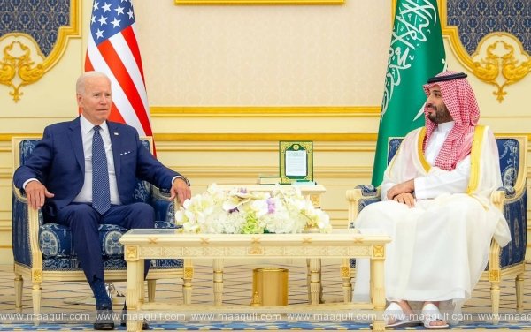 పాలస్తీనా హక్కులకు భరోసా ఇవ్వాలి.. అమెరికా అధ్యక్షుడితో క్రౌన్ ప్రిన్స్