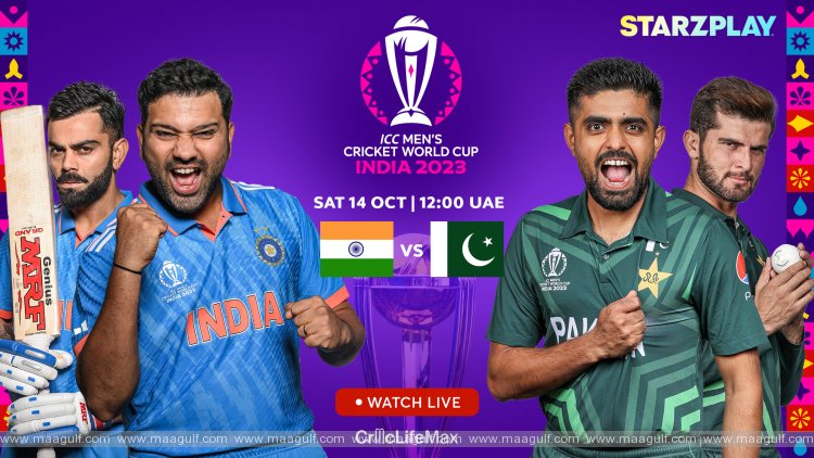 Cricket\'s greatest rivalry reignites on STARZPLAY: Watch India vs. Pakistan live on October 14!