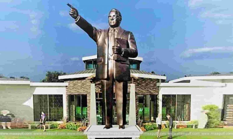 అమెరికాలో అతిపెద్ద అంబేద్కర్ విగ్రహం