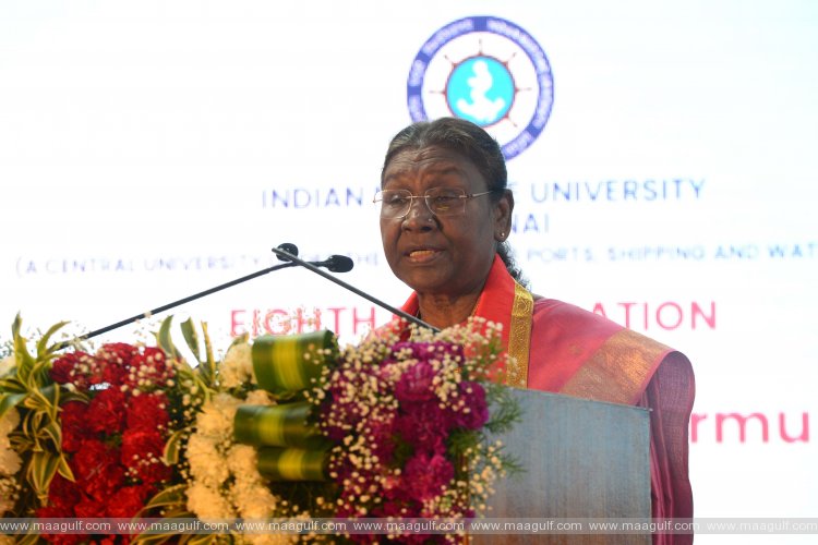 President Of India graces the 8th Convocation of Indian Maritime University