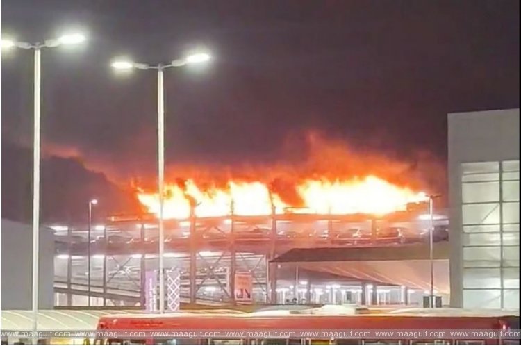 ఎయిర్‌పోర్టులో భారీ అగ్నిప్రమాదం..విమానాల నిలిపివేత