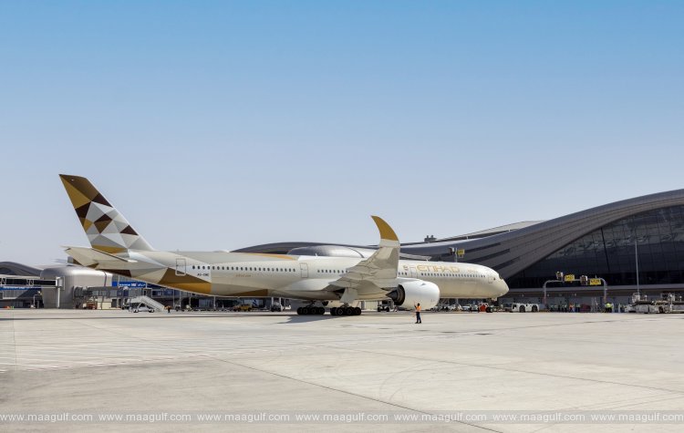 Etihad Airways operates first commercial flight opening Terminal A