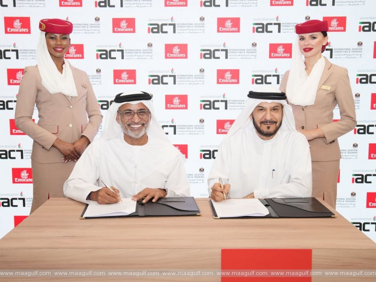 Emirates collaborates with UAE GCAA’s IACT to provide training solutions for the airline’s engineering professionals