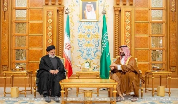 రియాద్‌లో ఇరాన్ అధ్యక్షుడు రైసీని కలిసిన క్రౌన్ ప్రిన్స్