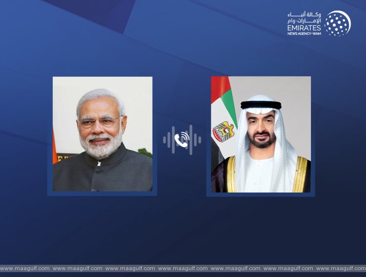 UAE President receives phone call from Prime Minister of India