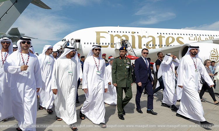 Sheikh Hamdan visits Dubai Airshow 2023