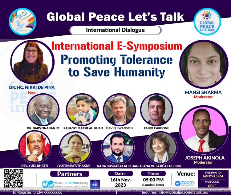 Global Peace Let’s Talk Advocates Urgent Ceasefire in Palestine