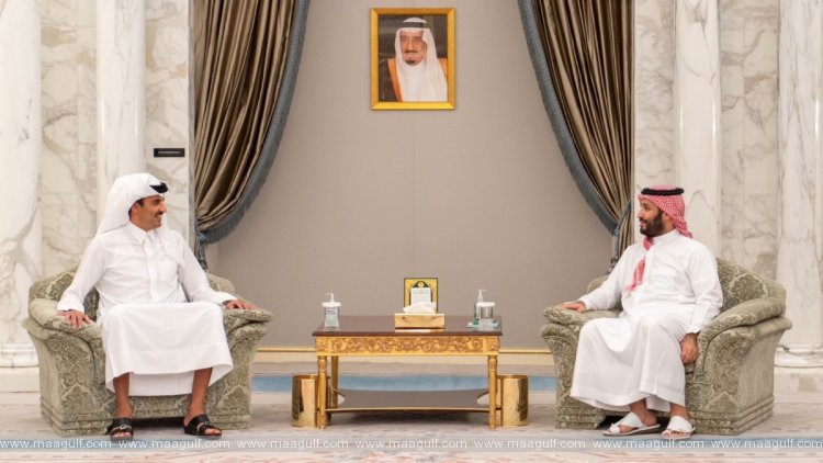 పాలస్తీనాలో పరిణామాలపై చర్చించిన అమీర్, సౌదీ క్రౌన్ ప్రిన్స్