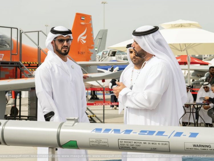 Zayed bin Hamdan bin Zayed visits Dubai Airshow 2023