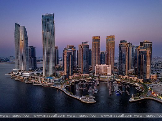 Emaar Celebrates the Launch of Dubai Metro\'s Blue Line with a Spectacular Projection at Burj Khalifa