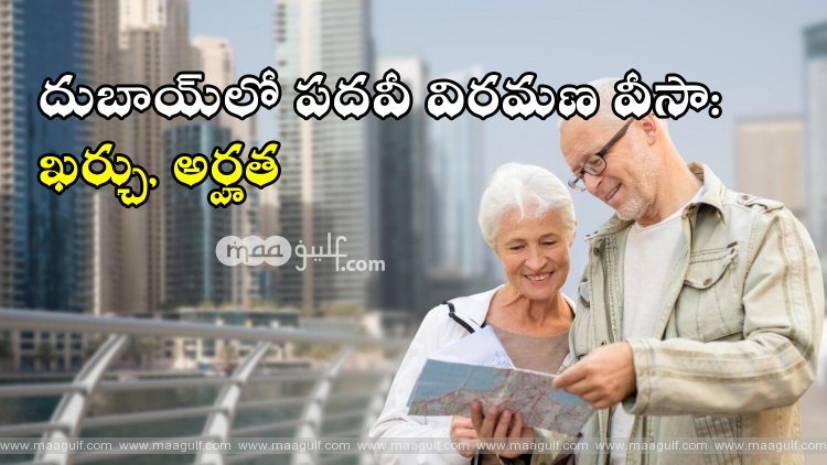 దుబాయ్‌లో పదవీ విరమణ వీసా: ఖర్చు, అర్హత