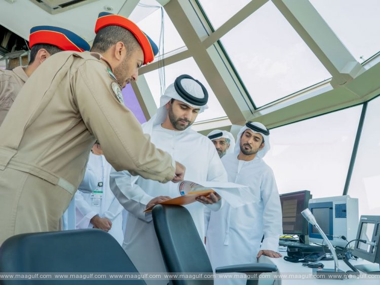 Sheikh Mansoor  reviews preparations for 2023 Dubai Airshow, COP28 at Al Maktoum International Airport