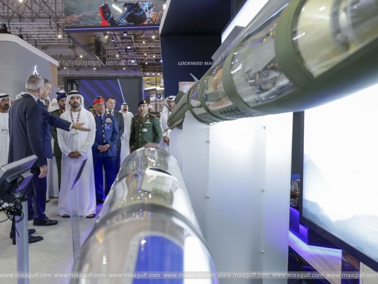 Sheikh Hamdan tours Dubai Airshow 2023