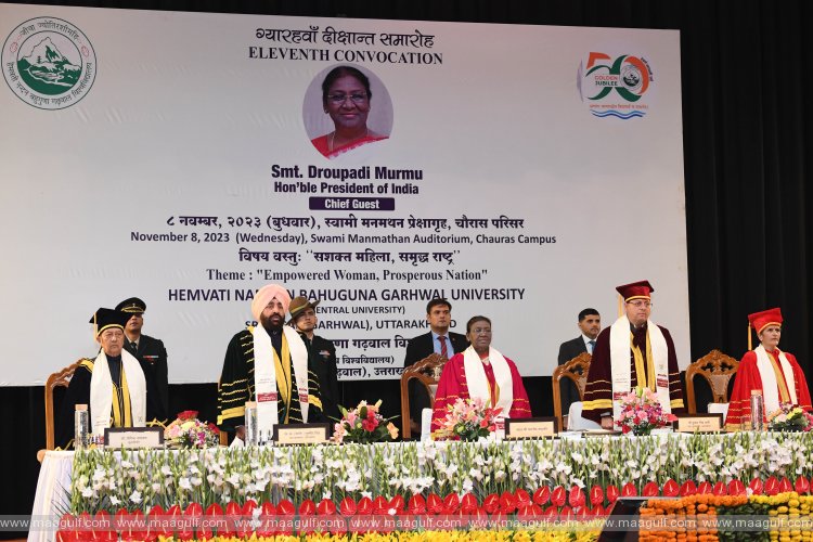 President Of India graces 11th Convocation of Hemvati Nandan Bahuguna Garhwal University
