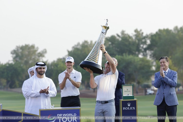 Mansoor bin Mohammed honours DP World Tour Championship winner
