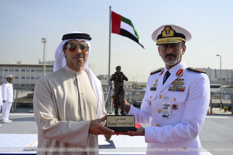 Sheikh Mansour launches \'Bani Yas P110\' corvette