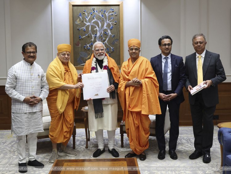 PM Modi accepts invitation to inaugurate the BAPS Hindu Mandir in Abu Dhabi