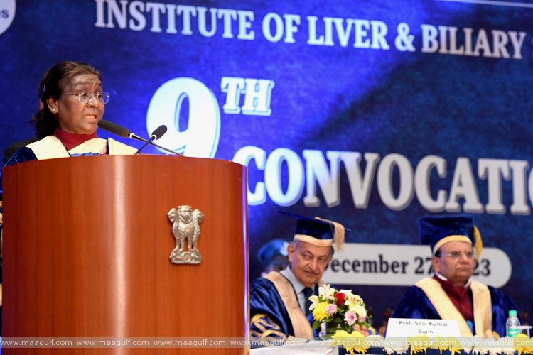 President Murmu graces 9th Convocation of ILBS Delhi