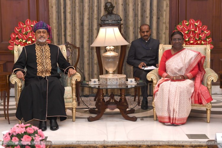 President Droupadi Murmu hosts Oman Sultan Haitham bin Tarik