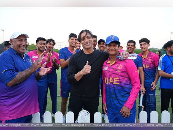 Young UAE talent impresses DP World ILT20 Ambassador Shoaib Akhtar