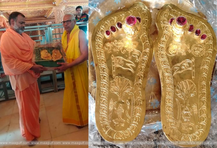 1 అయోధ్య రామయ్యకు వెండి పాదుకలను సమర్పించనున్న తెలుగు వాసి..