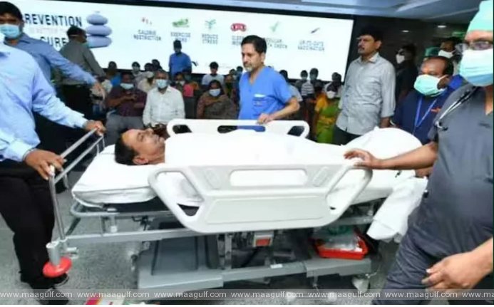 1 గాయపడ్డ మాజీ సీఎం కేసీఆర్..యశోదలో చేరిక