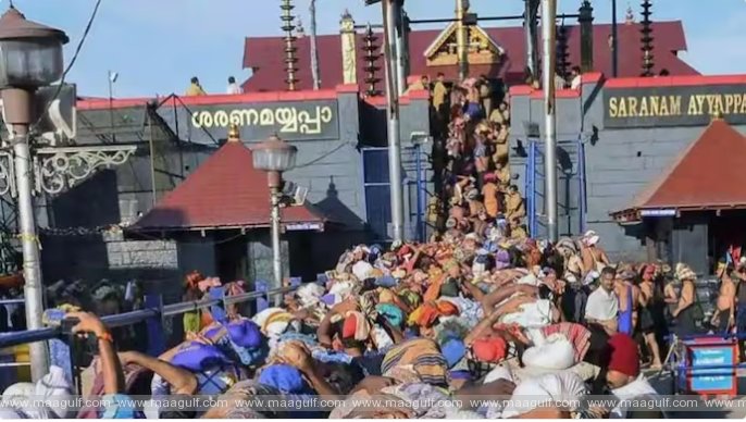 శబరిమలలో కిటకిటలాడుతున్న అయ్యప్ప భక్తులు