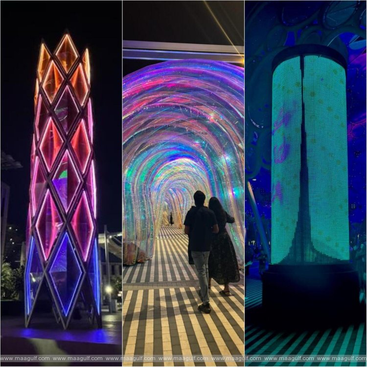 దుబాయ్ లైట్ ఫెస్టివల్‌.. ఆకట్టుకుంటున్న లైట్ ఆర్ట్ ఇన్‌స్టాలేషన్‌లు!
