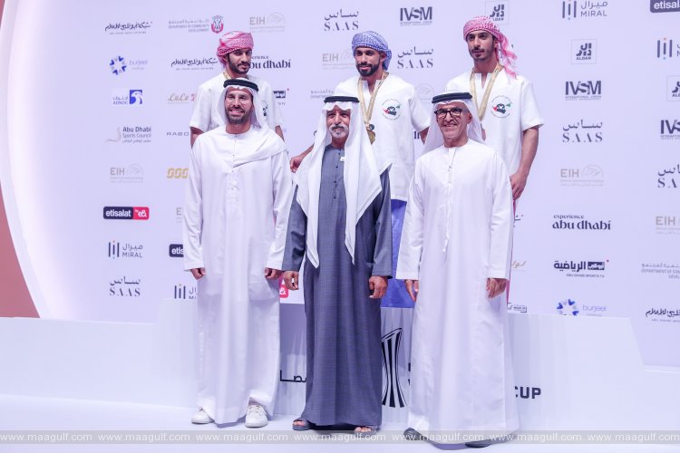 Nahyan bin Mubarak crowns winners of first day of inaugural Union Wrestling Cup