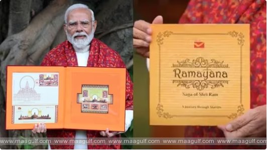 రామమందిరం పై స్మారక పోస్టల్‌ స్టాంప్‌లను విడుదల చేసిన ప్రధాని మోడీ