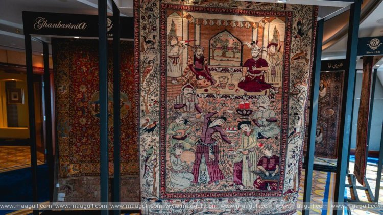 బుర్జ్ అల్ అరబ్‌లో అరుదైన కార్పెట్‌ల ప్రదర్శన