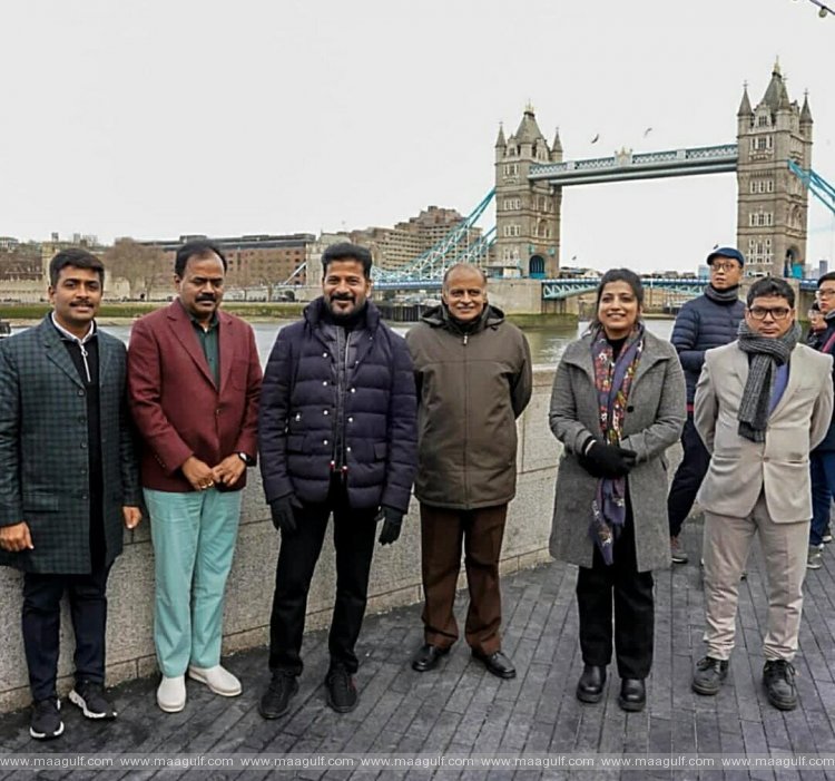 లండన్ ఐ టవర్ బ్రిడ్జి ఎంట్ ఆల్ కట్టడాలను సందర్శిస్తున్న సీఎం రేవంత్