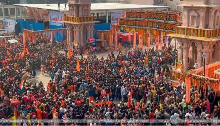 అయోధ్యకు పోటెత్తిన భక్తులు..