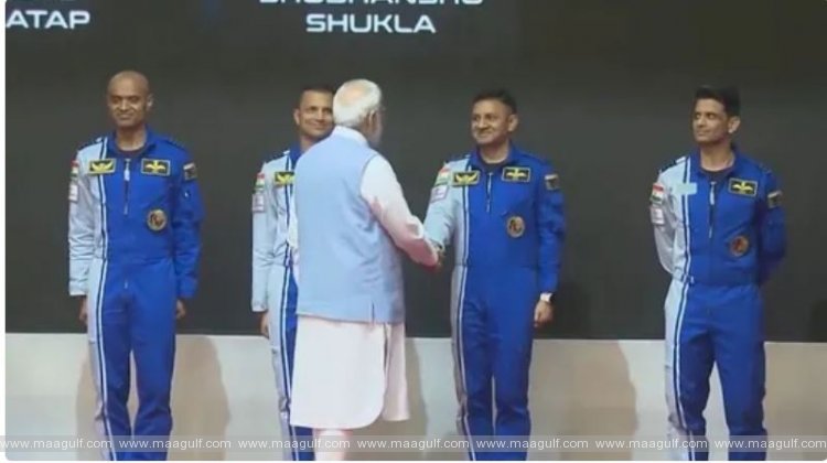 Prime Minister Narendra Modi announced the names of four astronauts