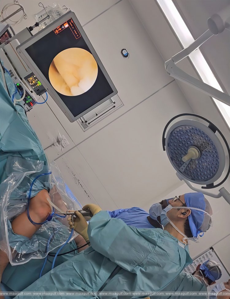 Medcare Orthopaedics & Spine Hospital performs UAE’s first artificial ligament surgery with LARS on an Italian patient