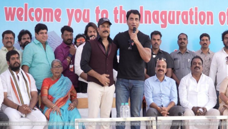 కందకట్ల సిద్దు రెడ్డి నిర్మించిన ప్రభుత్వ పాఠశాల భవనాన్ని ఆవిష్కరించిన సోనూసూద్