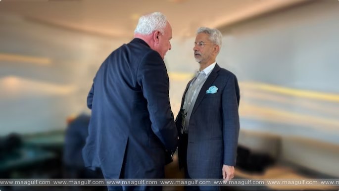 పాలస్తీనా విదేశాంగ మంత్రితో మంత్రి జైశంకర్‌ భేటీ