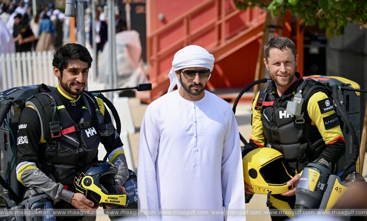20 Sheikh Hamdan attends trailblazing Dubai Jet Suit Championship