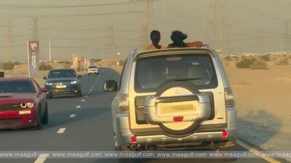 కదిలే కారు పైకప్పులపై పిల్లలు.. దుబాయ్ పోలీసుల హెచ్చరికలు